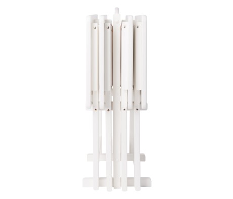 Alex 5-Pc Snack Table Set, White