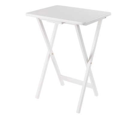 Alex 5-Pc Snack Table Set, White