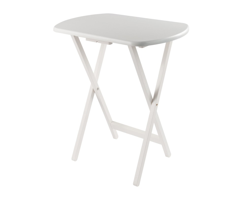 Corbett 5-Pc Oversized Snack Table Set, White