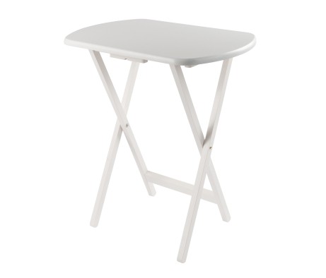 Corbett 5-Pc Oversized Snack Table Set, White