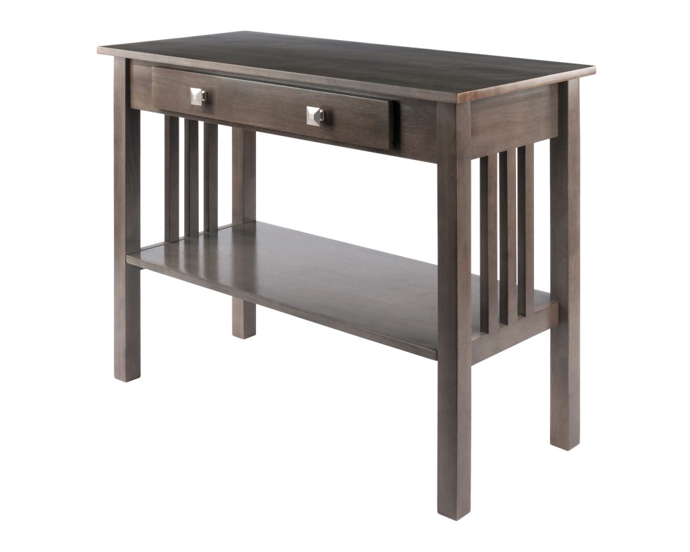 Stafford Console Table, Oyster Gray