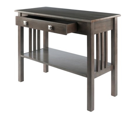 Stafford Console Table, Oyster Gray