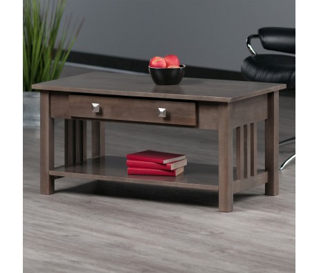Stafford Coffee Table, Oyster Gray