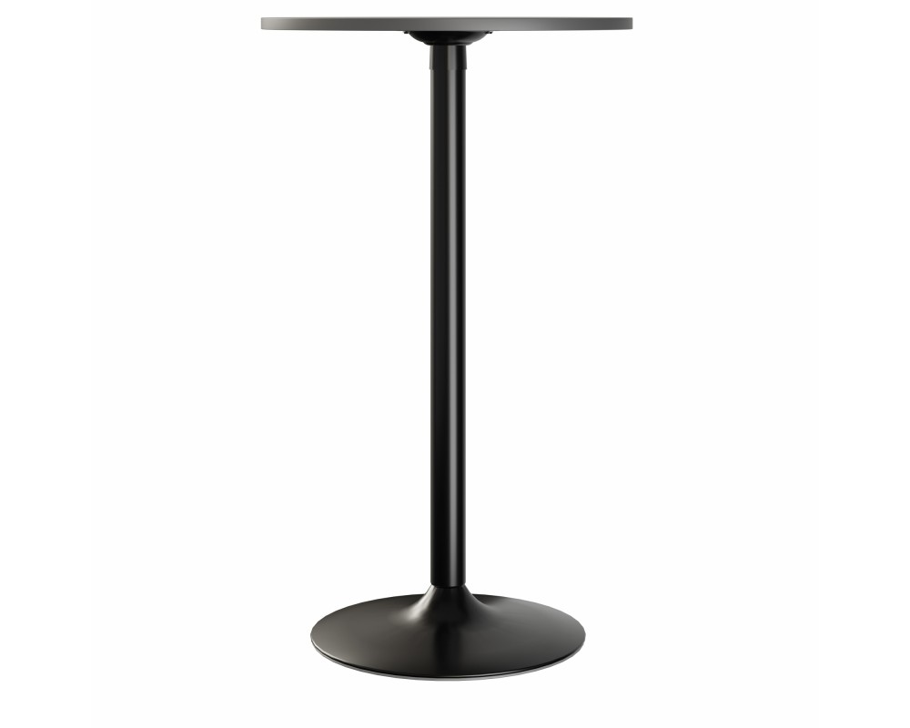 Tarah Bar Height Table, Black and Slate Gray