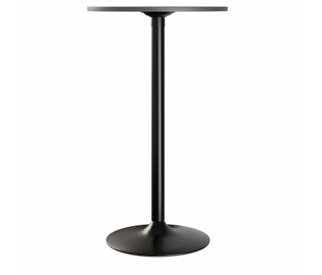 Tarah Bar Height Table, Black and Slate Gray
