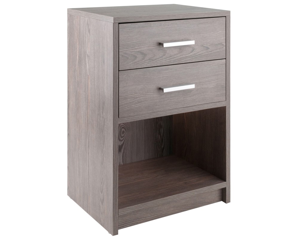 Molina Accent Table, 24 High, 16 Wide, Ash Gray