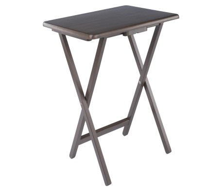 Alex 2-Pc Snack Tables, Oyster Gray