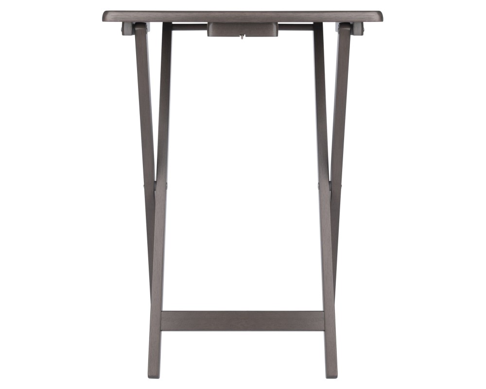 Alex 2-Pc Snack Tables, Oyster Gray