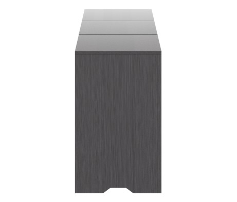 Nova 3-Pc Storage Cabinet Set, 58' Wide, 26' High, Charcoal