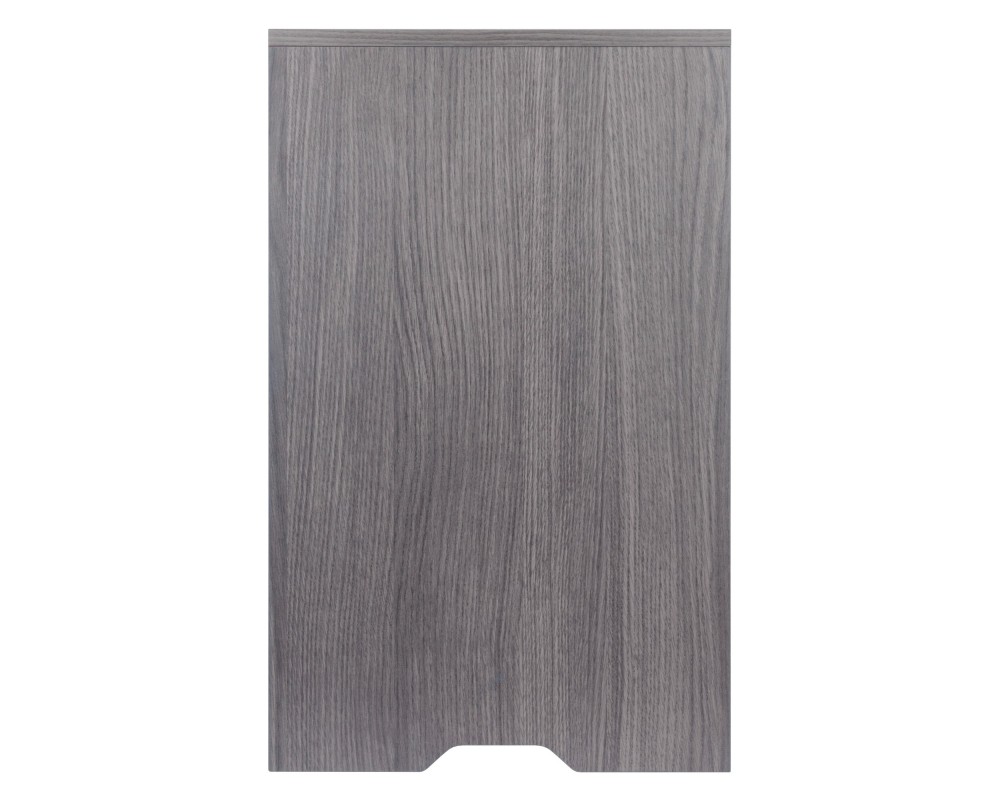 Nova 2-Shelf Storage Cabinet, 19' Wide, Charcoal