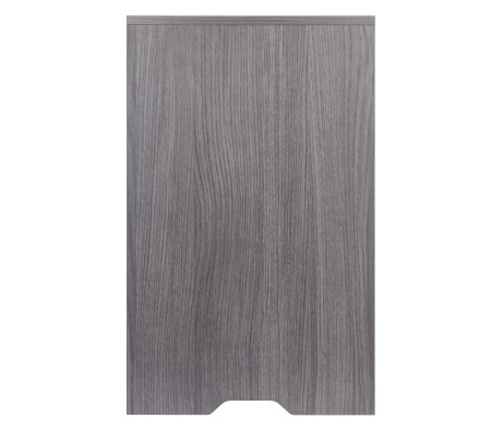 Nova 2-Shelf Storage Cabinet, 19' Wide, Charcoal