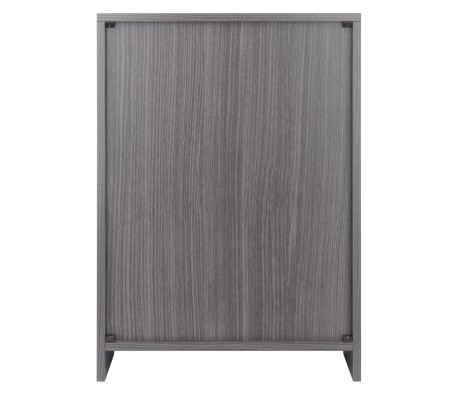 Nova 2-Shelf Storage Cabinet, 19' Wide, Charcoal