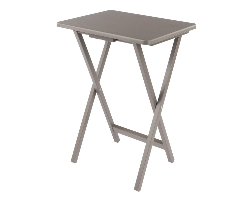 Alex 5-Pc Snack Table Set, Oyster Gray