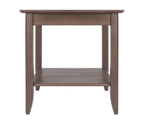 Santino End Table, Oyster Gray