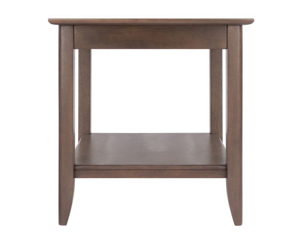Santino End Table, Oyster Gray