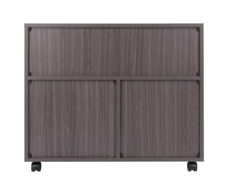 Halifax 3-Section Multi-Storage Mobile Cabinet, Charcoal