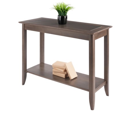 Santino Console Table, Oyster Gray