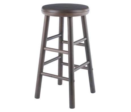 Shelby 2-Pc Swivel Seat Counter Stool Set, Oyster Gray