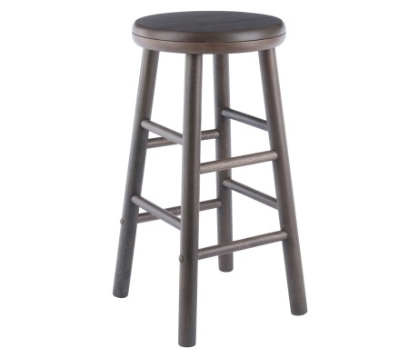 Shelby 2-Pc Swivel Seat Counter Stool Set, Oyster Gray