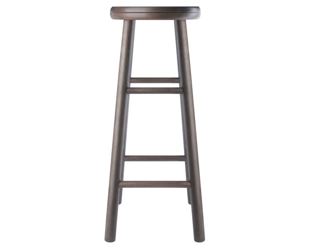 Shelby 2-Pc Swivel Seat Bar Stool Set, Oyster Gray