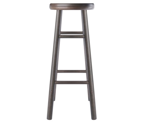 Shelby 2-Pc Swivel Seat Bar Stool Set, Oyster Gray