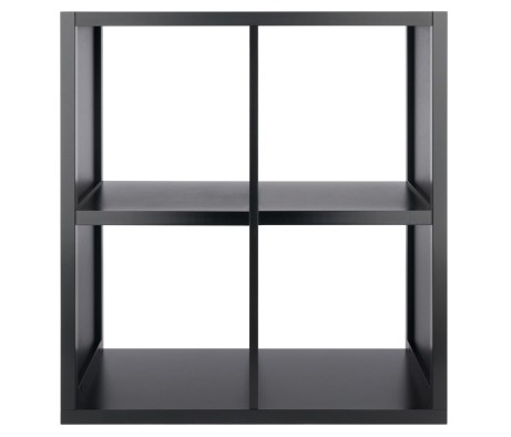 Timothy 2x2 Storage Cube Shelf, Black