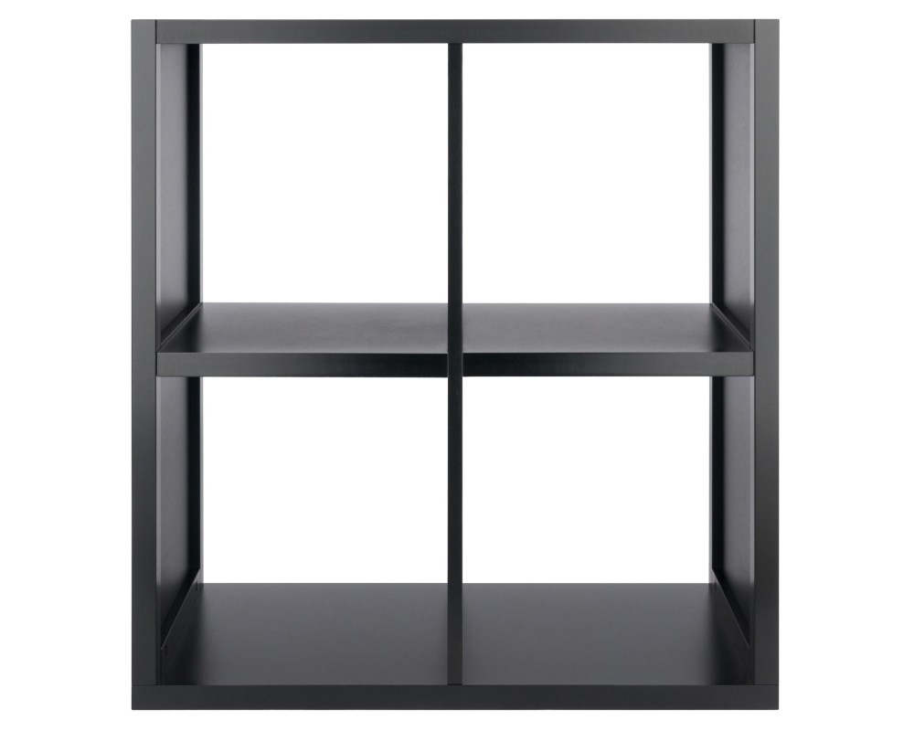 Timothy 2x2 Storage Cube Shelf, Black