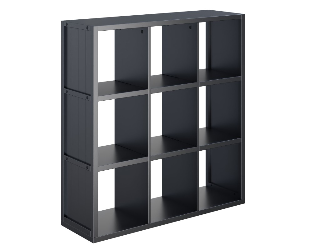 Timothy 3x3 Storage Cube Shelf, Black