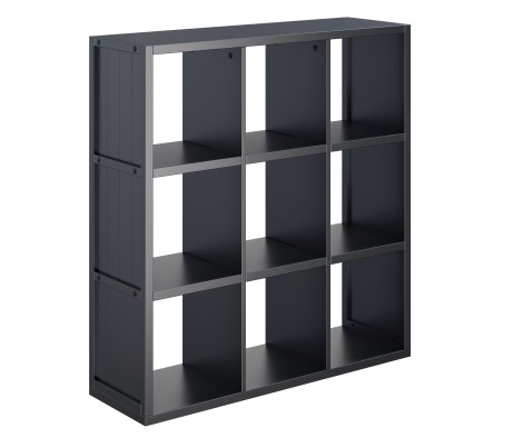 Timothy 3x3 Storage Cube Shelf, Black