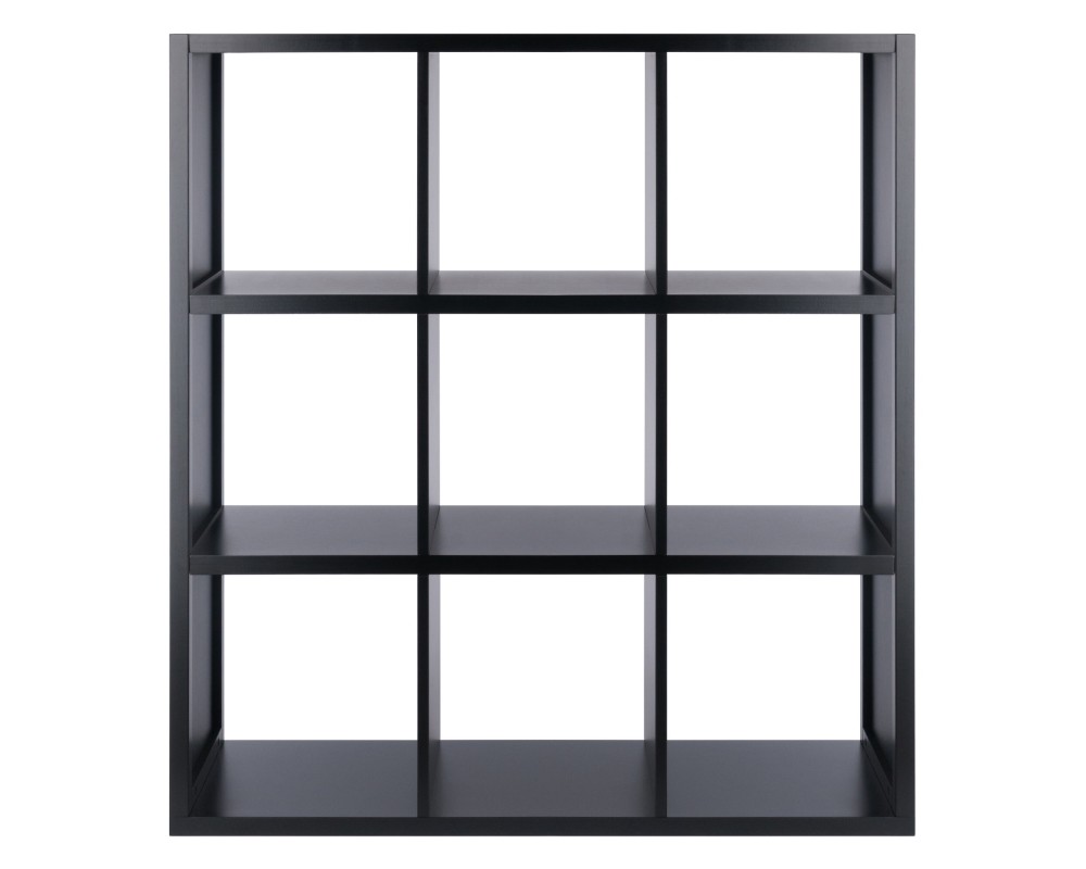 Timothy 3x3 Storage Cube Shelf, Black