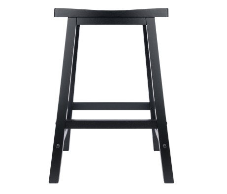 Satori Saddle Seat Counter Stool, Black