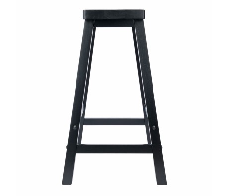 Satori Saddle Seat Counter Stool, Black
