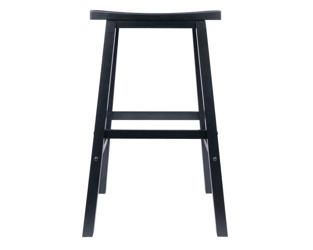 Satori Saddle Seat Bar Stool, Black
