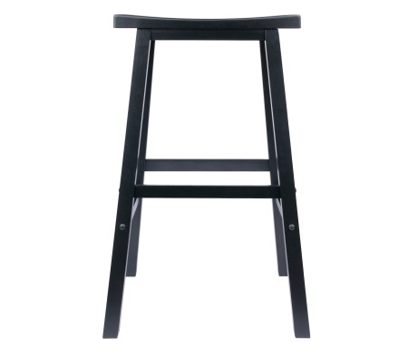 Satori Saddle Seat Bar Stool, Black