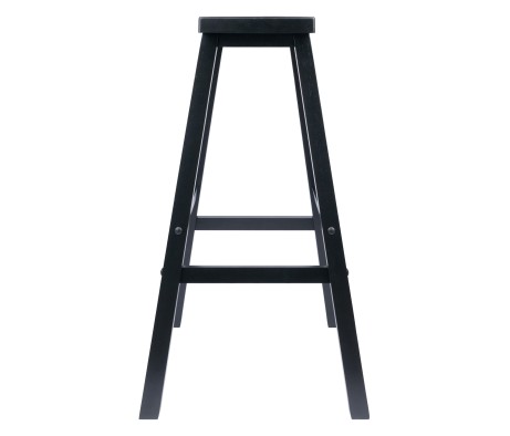 Satori Saddle Seat Bar Stool, Black