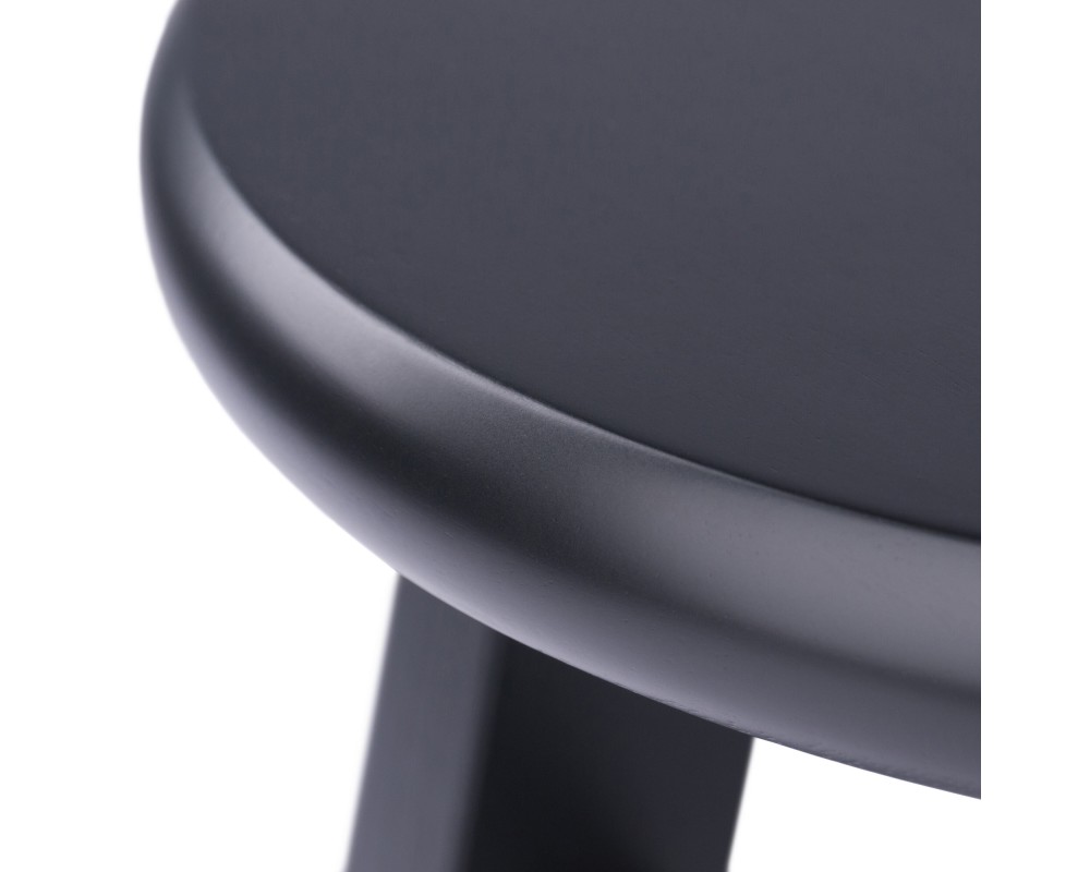 Element 2-Pc Square Legs Dining Stool Set, Black Finish