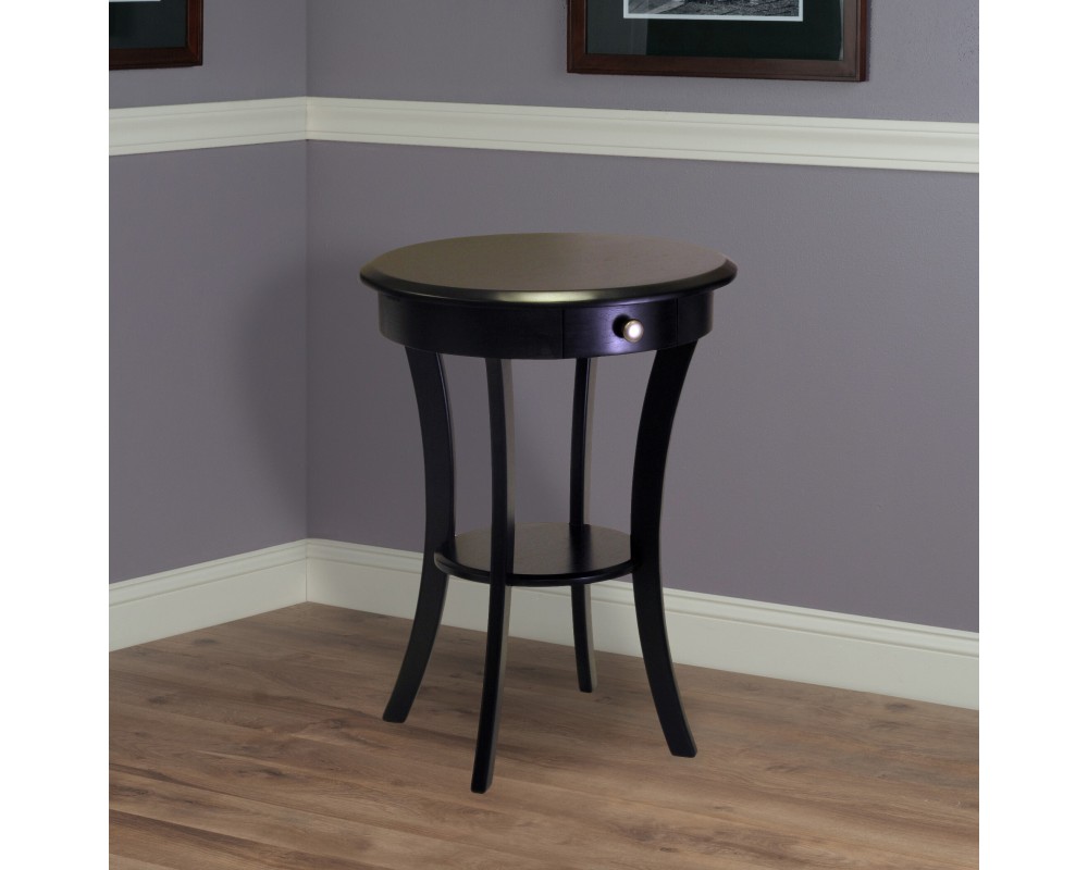 Sasha Accent Table, Black