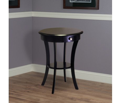 Sasha Accent Table, Black