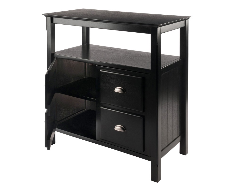 Timber Buffet Cabinet, Black