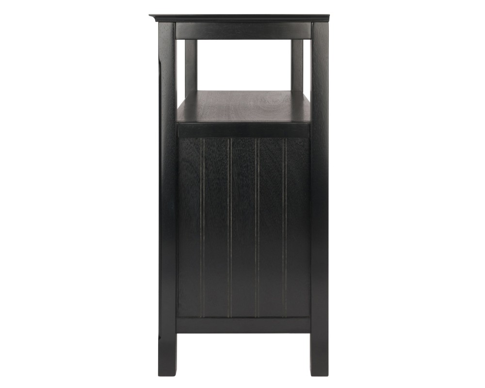 Timber Buffet Cabinet, Black