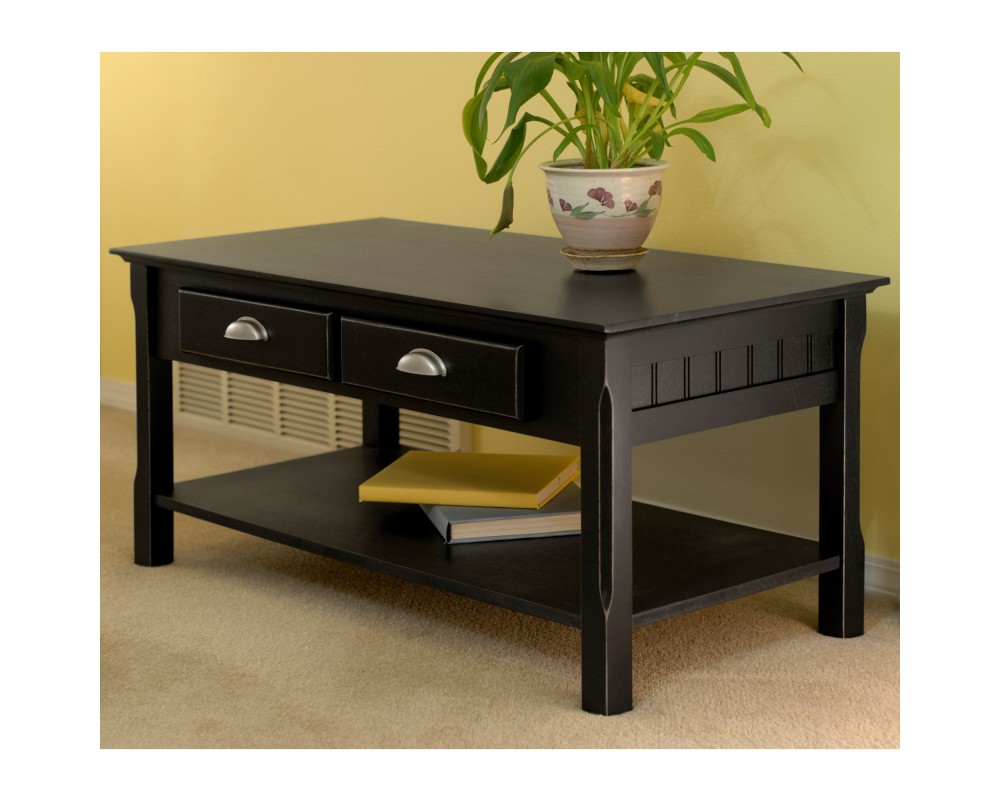 Timber Coffee Table, Black