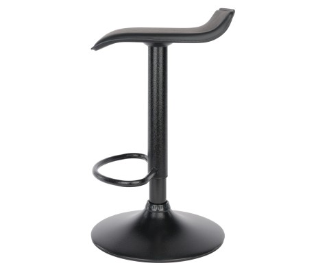 Obsidian 2-Pc Adjustable Swivel Stool Set, Black