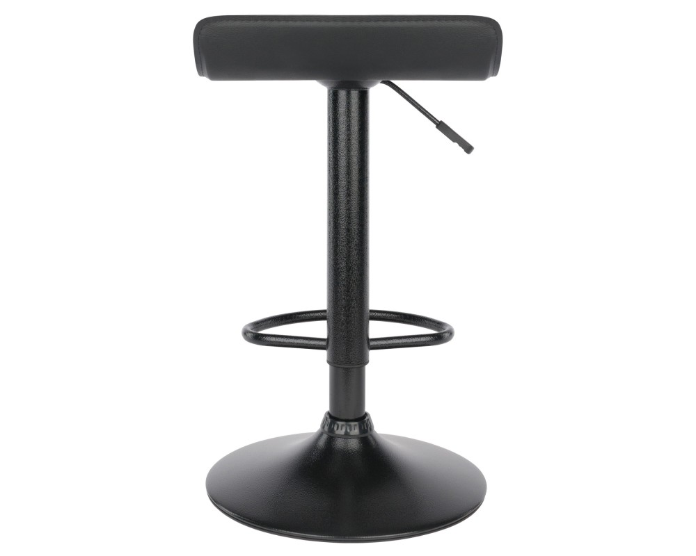 Obsidian 2-Pc Adjustable Swivel Stool Set, Black