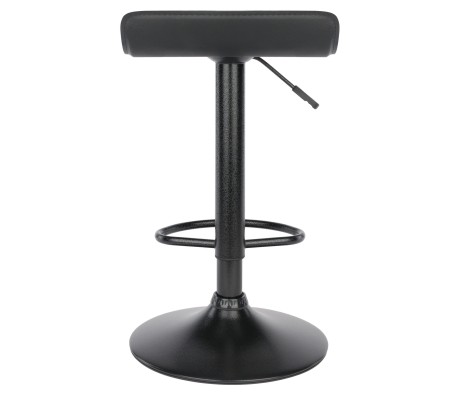 Obsidian 2-Pc Adjustable Swivel Stool Set, Black