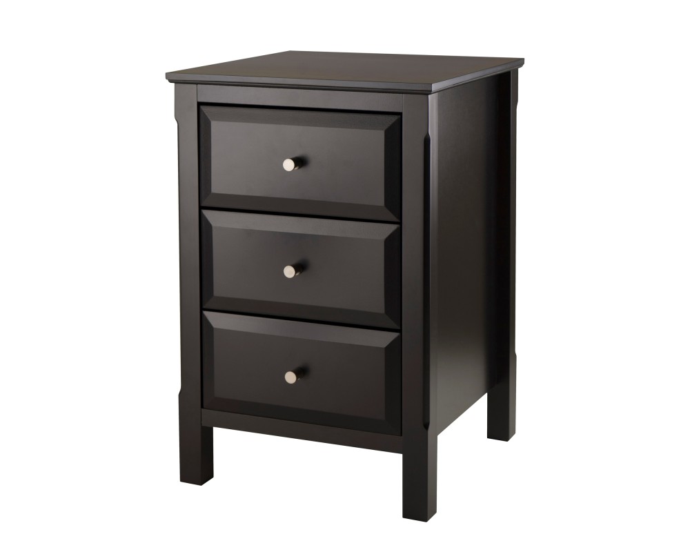 Timmy Accent Table, 24 High, 16 Wide, Black
