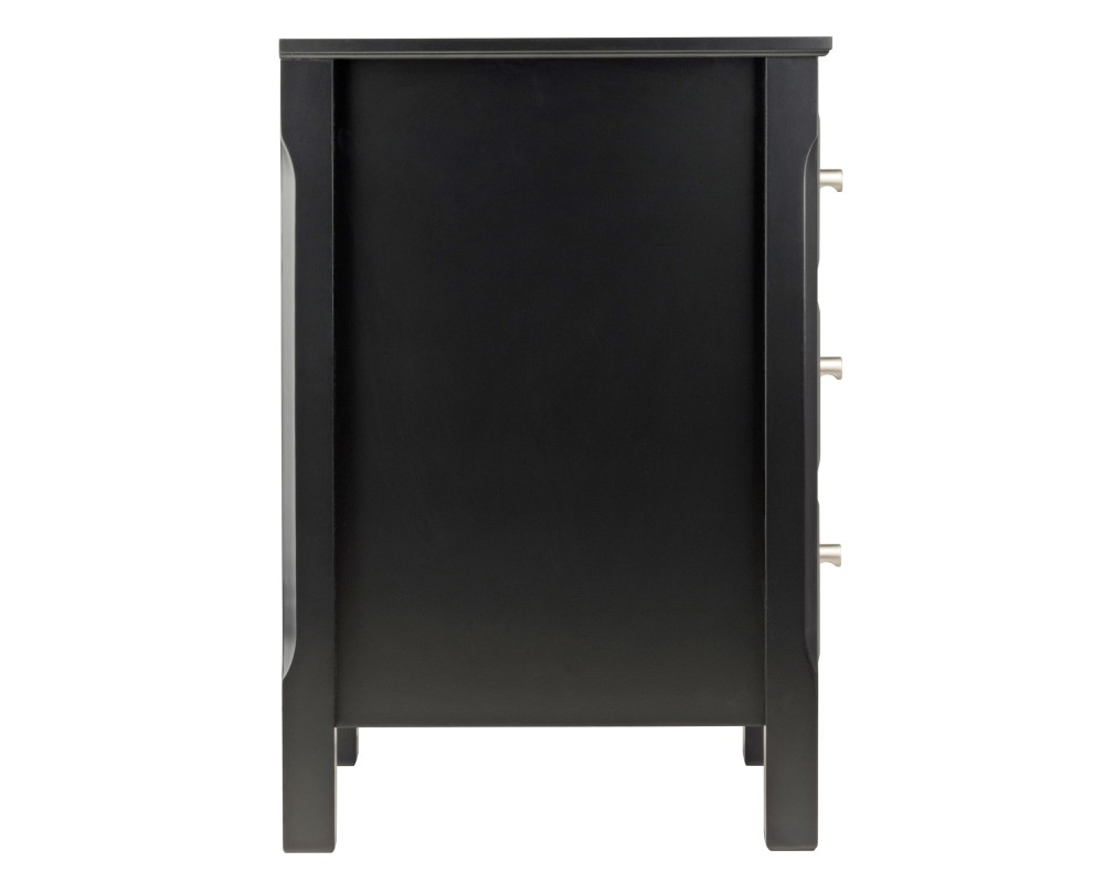 Timmy Accent Table, 24 High, 16 Wide, Black