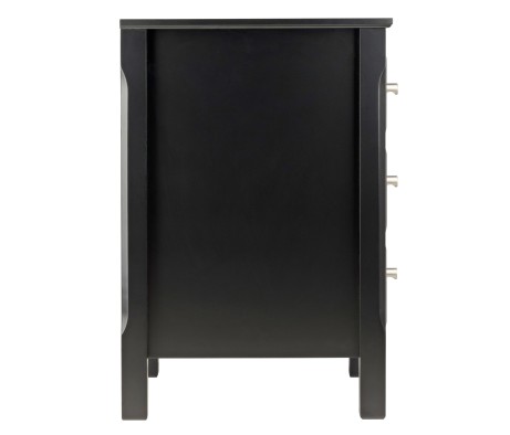 Timmy Accent Table, 24 High, 16 Wide, Black