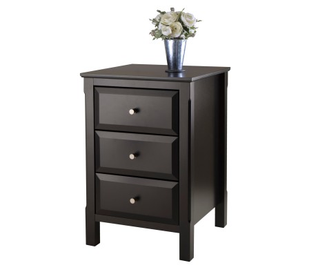 Timmy Accent Table, 24 High, 16 Wide, Black