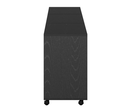 Halifax 3-Pc Cabinet Set with File Drawer, Black Finish