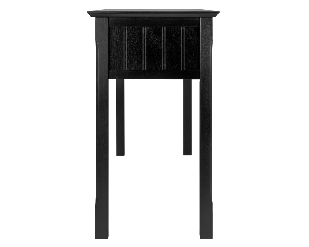 Timber Console Table, Black